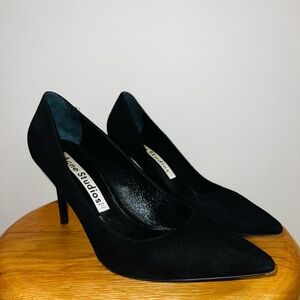 Acne Studios Black Suede Heels